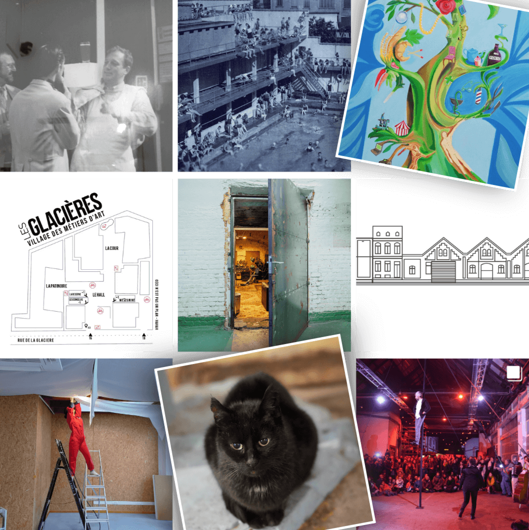 Les Glacières - Collage